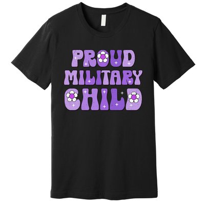 Purple Up For Military Month Of Military Child Premium T-Shirt