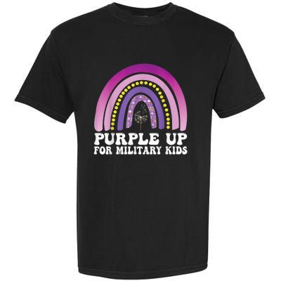 purple up for military Kid month of the military child Garment-Dyed Heavyweight T-Shirt