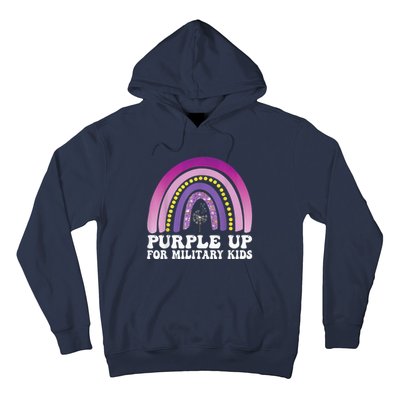 purple up for military Kid month of the military child Hoodie