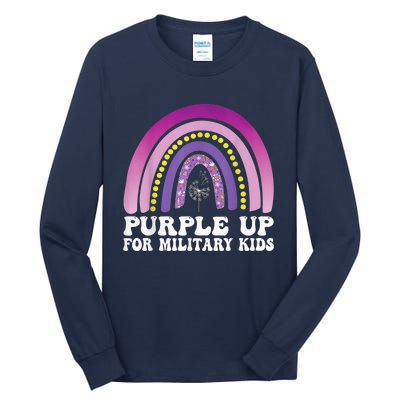 purple up for military Kid month of the military child Tall Long Sleeve T-Shirt