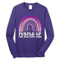 purple up for military Kid month of the military child Long Sleeve Shirt