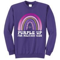 purple up for military Kid month of the military child Sweatshirt