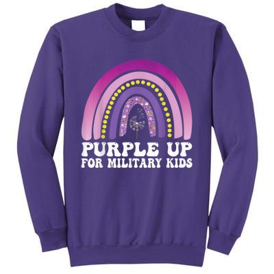 purple up for military Kid month of the military child Sweatshirt