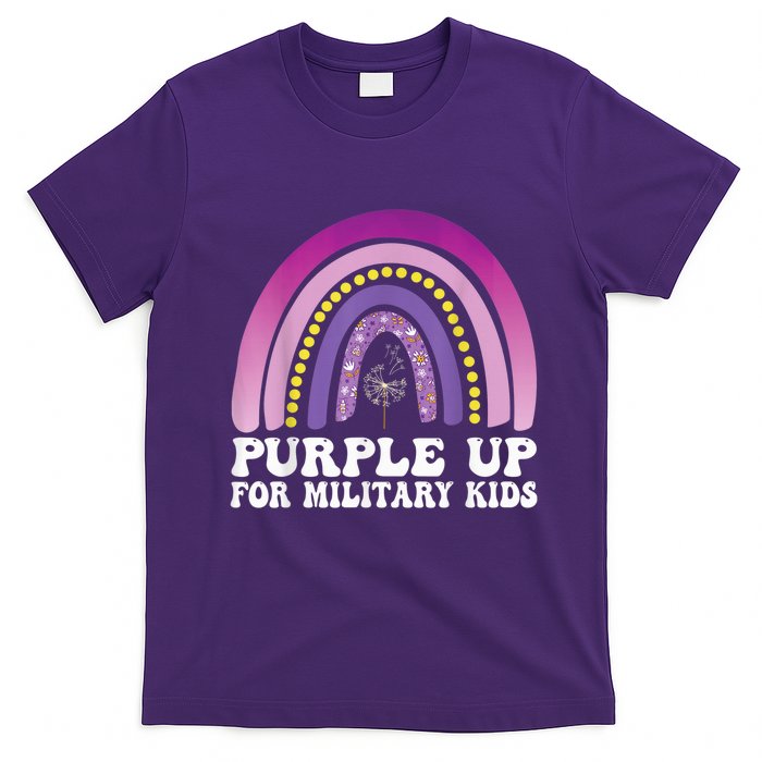 purple up for military Kid month of the military child T-Shirt