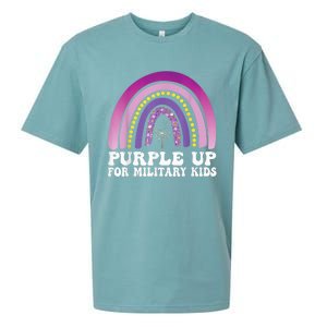 purple up for military Kid month of the military child Sueded Cloud Jersey T-Shirt