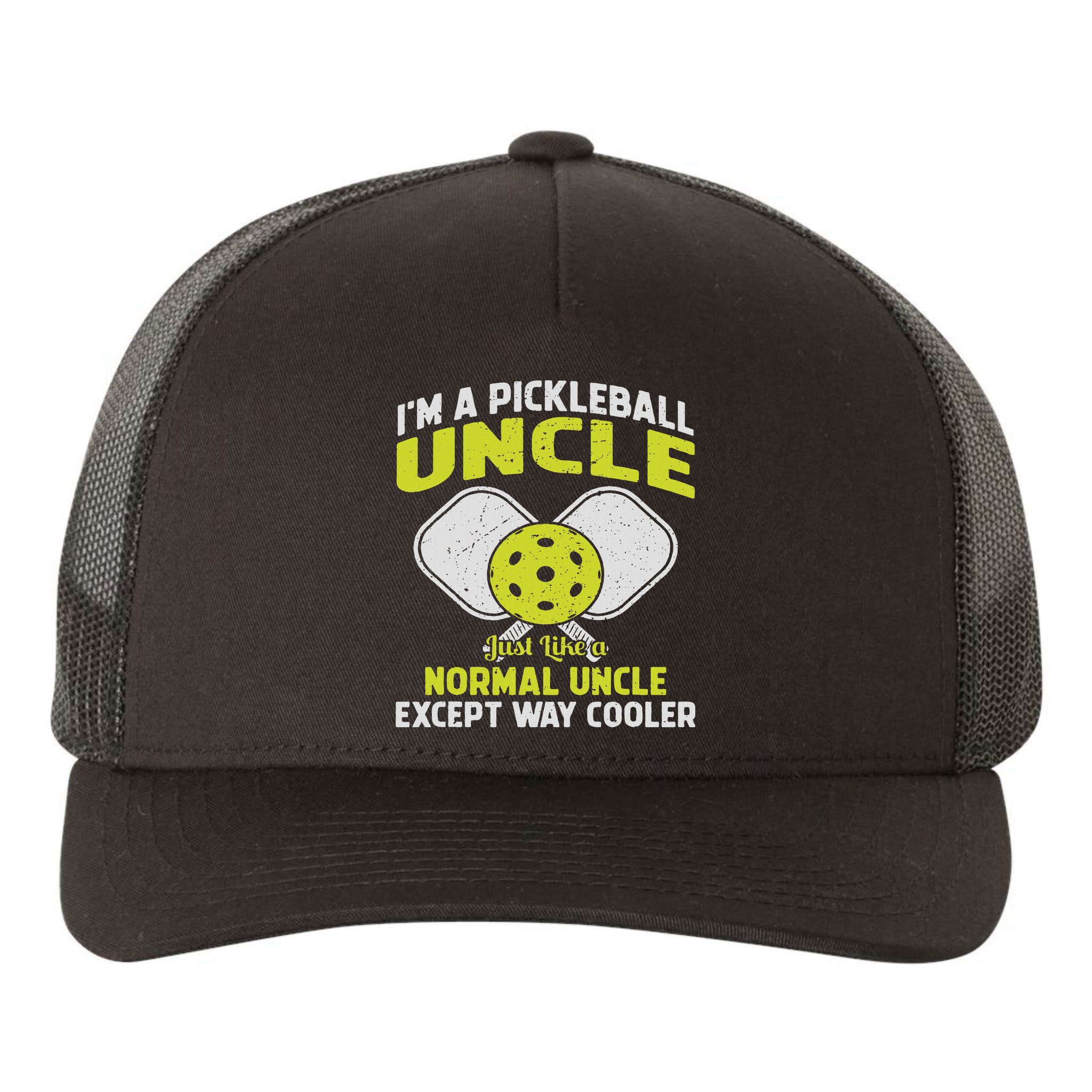 Pickleball Uncle Funny Pickleball Player Gift For Him Yupoong Adult 5-Panel Trucker Hat