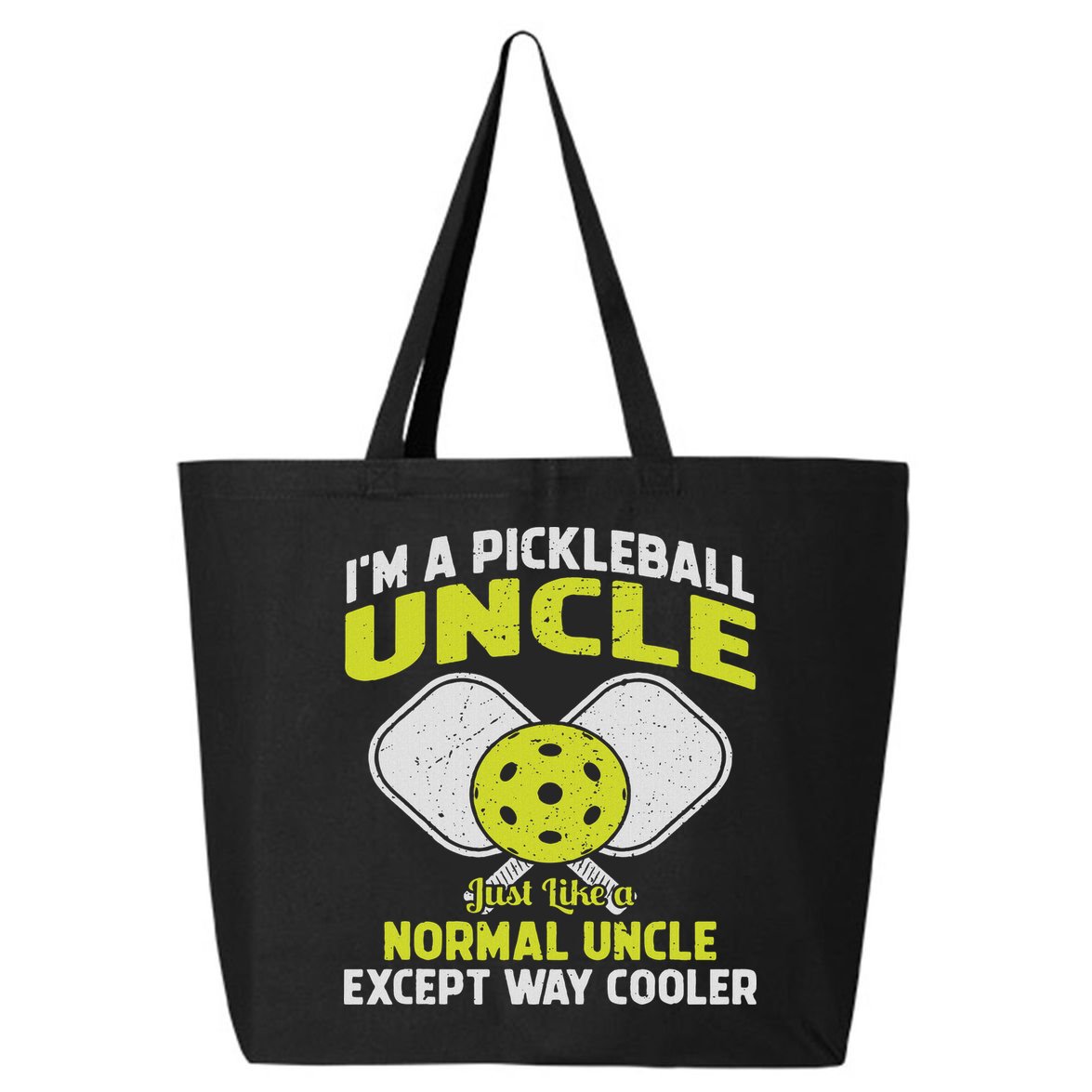 Pickleball Uncle Funny Pickleball Player Gift For Him 25L Jumbo Tote