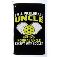 Pickleball Uncle Funny Pickleball Player Gift For Him Golf Towel