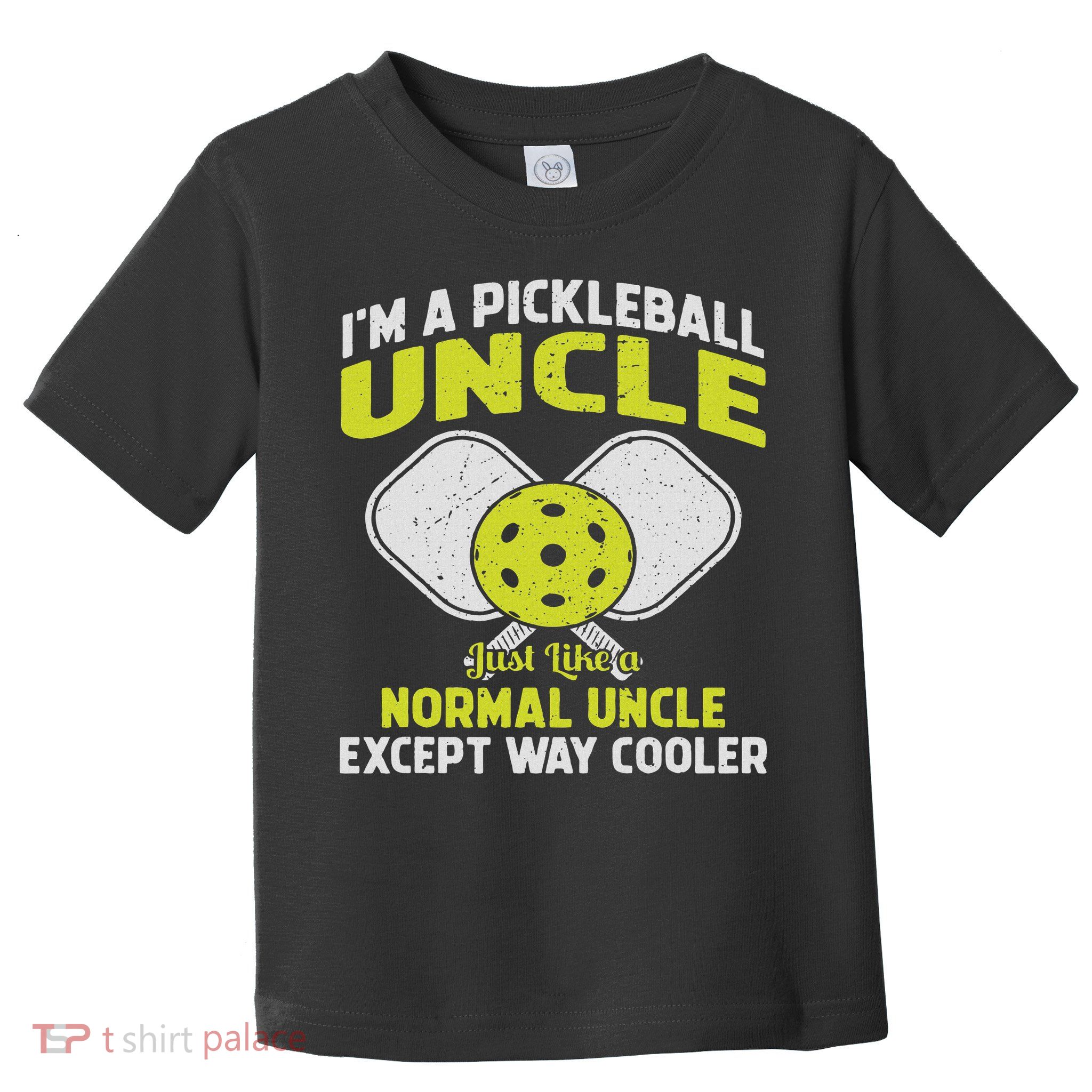 Pickleball Uncle Funny Pickleball Player Gift For Him Toddler T-Shirt