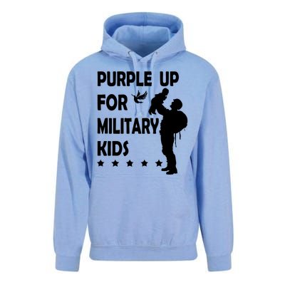 Purple Up For Military Kids Veteran Of US Army Unisex Surf Hoodie