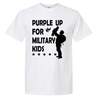 Purple Up For Military Kids Veteran Of US Army Garment-Dyed Heavyweight T-Shirt