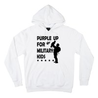 Purple Up For Military Kids Veteran Of US Army Hoodie