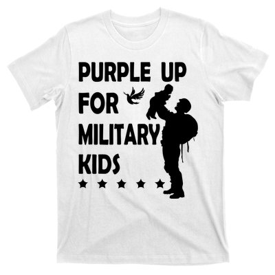 Purple Up For Military Kids Veteran Of US Army T-Shirt