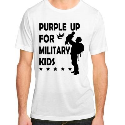 Purple Up For Military Kids Veteran Of US Army Adult ChromaSoft Performance T-Shirt