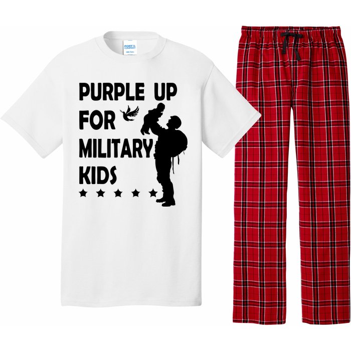 Purple Up For Military Kids Veteran Of US Army Pajama Set