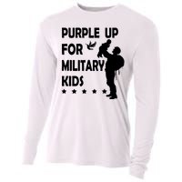 Purple Up For Military Kids Veteran Of US Army Cooling Performance Long Sleeve Crew