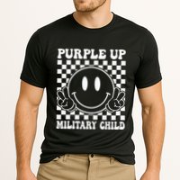 Purple Up For Military Groovy Military Child Month Cooling Performance Crew T-Shirt