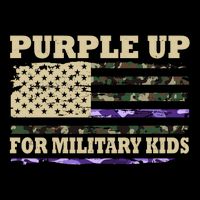 Purple Up For Military Kids Usa Flag Bucket Hat