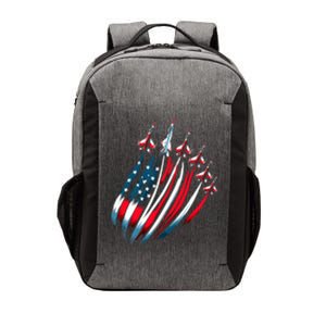 Patriotic Usa Flag Fighter Jets Boy 4th Of July Vector Backpack