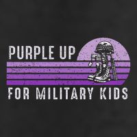Purple Up For Military Child Month Boots Sunset Adult Drive Performance Visor
