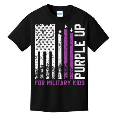 Purple Up For Military Military Child Month Kids T-Shirt