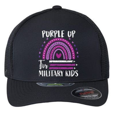 Purple Up For Military Military Child Month Flexfit Unipanel Trucker Cap