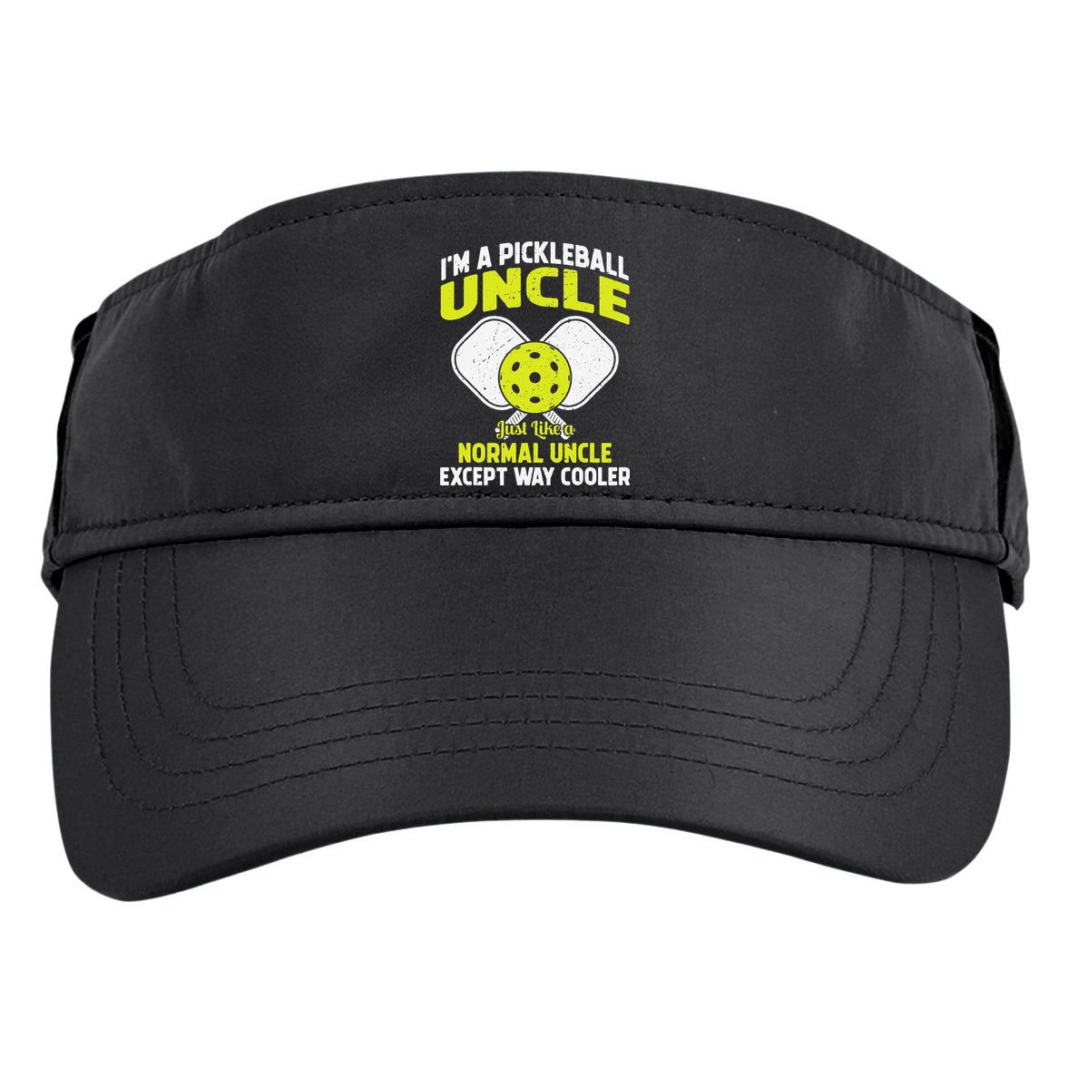 Pickleball Uncle Funny Pickleball Player Gift For Him Adult Drive Performance Visor