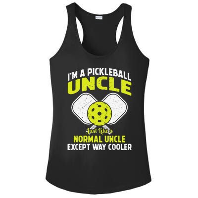 Pickleball Uncle Funny Pickleball Player Gift For Him Ladies PosiCharge Competitor Racerback Tank