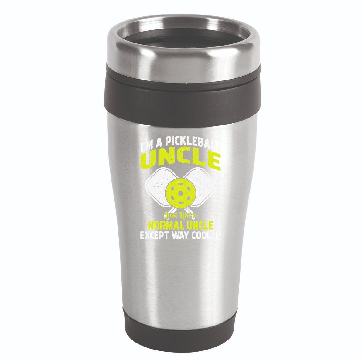Pickleball Uncle Funny Pickleball Player Gift For Him 16oz Travel Tumbler