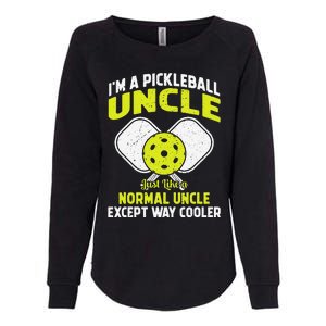 Pickleball Uncle Funny Pickleball Player Gift For Him Womens California Wash Sweatshirt