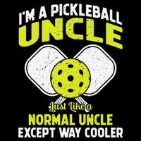 Pickleball Uncle Funny Pickleball Player Gift For Him Wool Snapback Cap