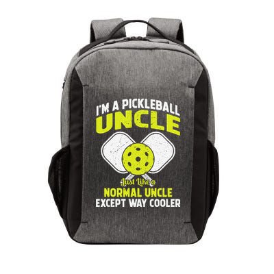 Pickleball Uncle Funny Pickleball Player Gift For Him Vector Backpack