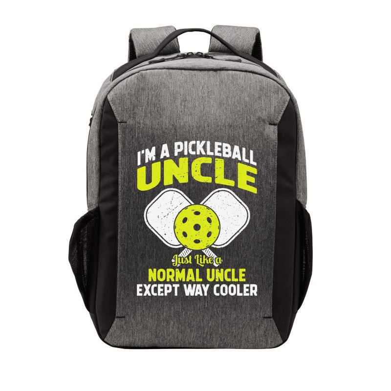 Pickleball Uncle Funny Pickleball Player Gift For Him Vector Backpack