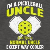 Pickleball Uncle Funny Pickleball Player Gift For Him Vector Backpack