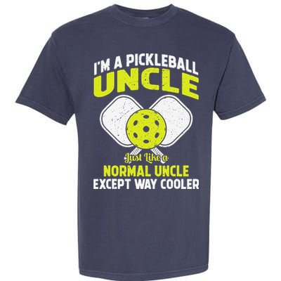 Pickleball Uncle Funny Pickleball Player Gift For Him Garment-Dyed Heavyweight T-Shirt