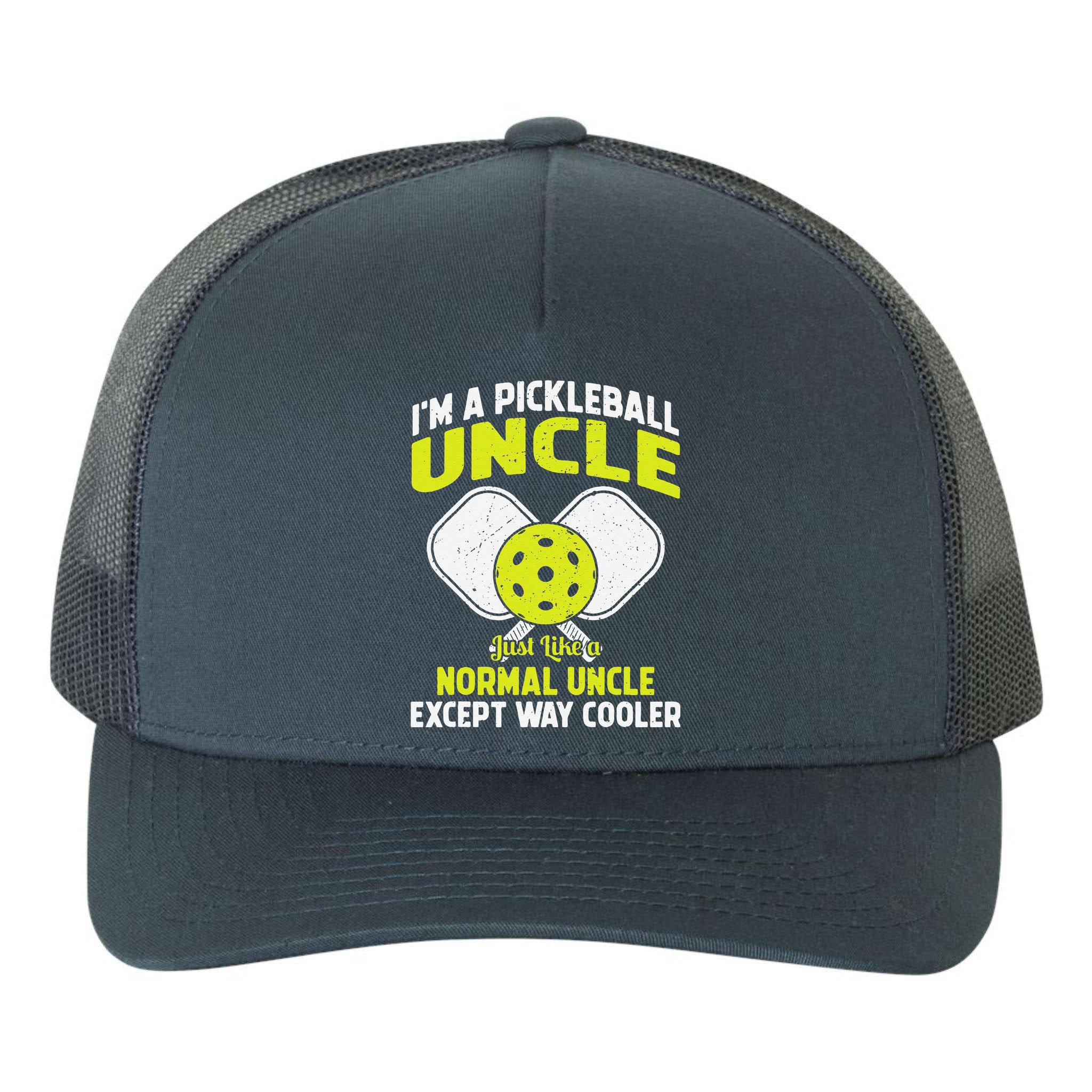 Pickleball Uncle Funny Pickleball Player Gift For Him Yupoong Adult 5-Panel Trucker Hat