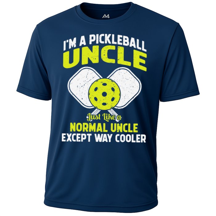 Pickleball Uncle Funny Pickleball Player Gift For Him Cooling Performance Crew T-Shirt