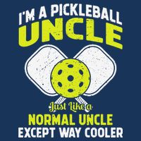 Pickleball Uncle Funny Pickleball Player Gift For Him 7-Panel Snapback Hat