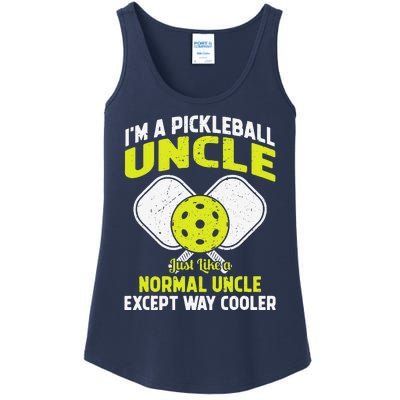 Pickleball Uncle Funny Pickleball Player Gift For Him Ladies Essential Tank