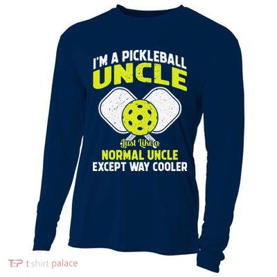 Pickleball Uncle Funny Pickleball Player Gift For Him Cooling Performance Long Sleeve Crew