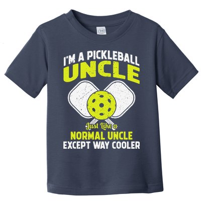 Pickleball Uncle Funny Pickleball Player Gift For Him Toddler T-Shirt