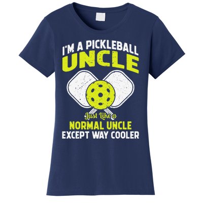 Pickleball Uncle Funny Pickleball Player Gift For Him Women's T-Shirt