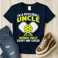 Pickleball Uncle Funny Pickleball Player Gift For Him Womens T-Shirt