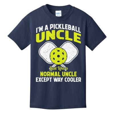 Pickleball Uncle Funny Pickleball Player Gift For Him Kids T-Shirt