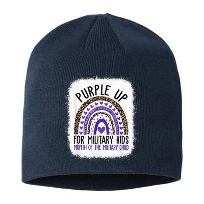 Purple Up For Military Kid Cool Month Of The Military Child Sustainable Beanie