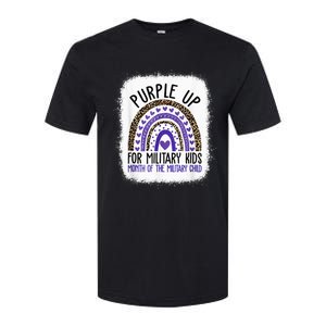 Purple Up For Military Kid Cool Month Of The Military Child Softstyle CVC T-Shirt