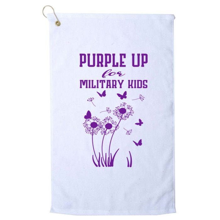 Purple Up For Military Month Of The Military Child Platinum Collection Golf Towel