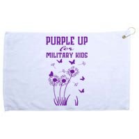 Purple Up For Military Month Of The Military Child Grommeted Golf Towel