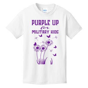 Purple Up For Military Month Of The Military Child Kids T-Shirt