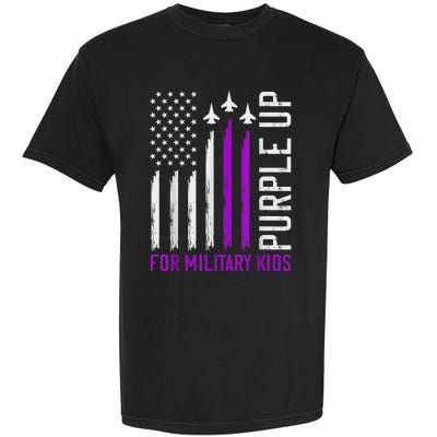 Purple Up For Military Kid Shirt Military Child Month Garment-Dyed Heavyweight T-Shirt